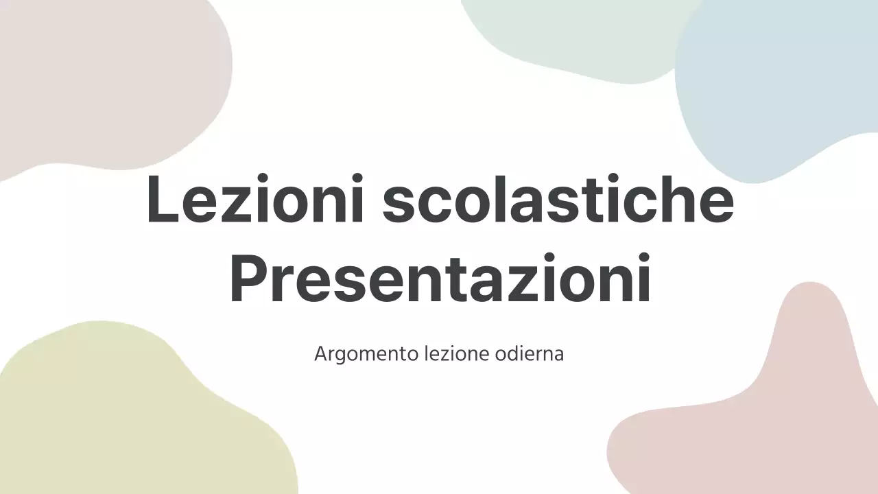 Materiale didattico per insegnanti grigio e semplice