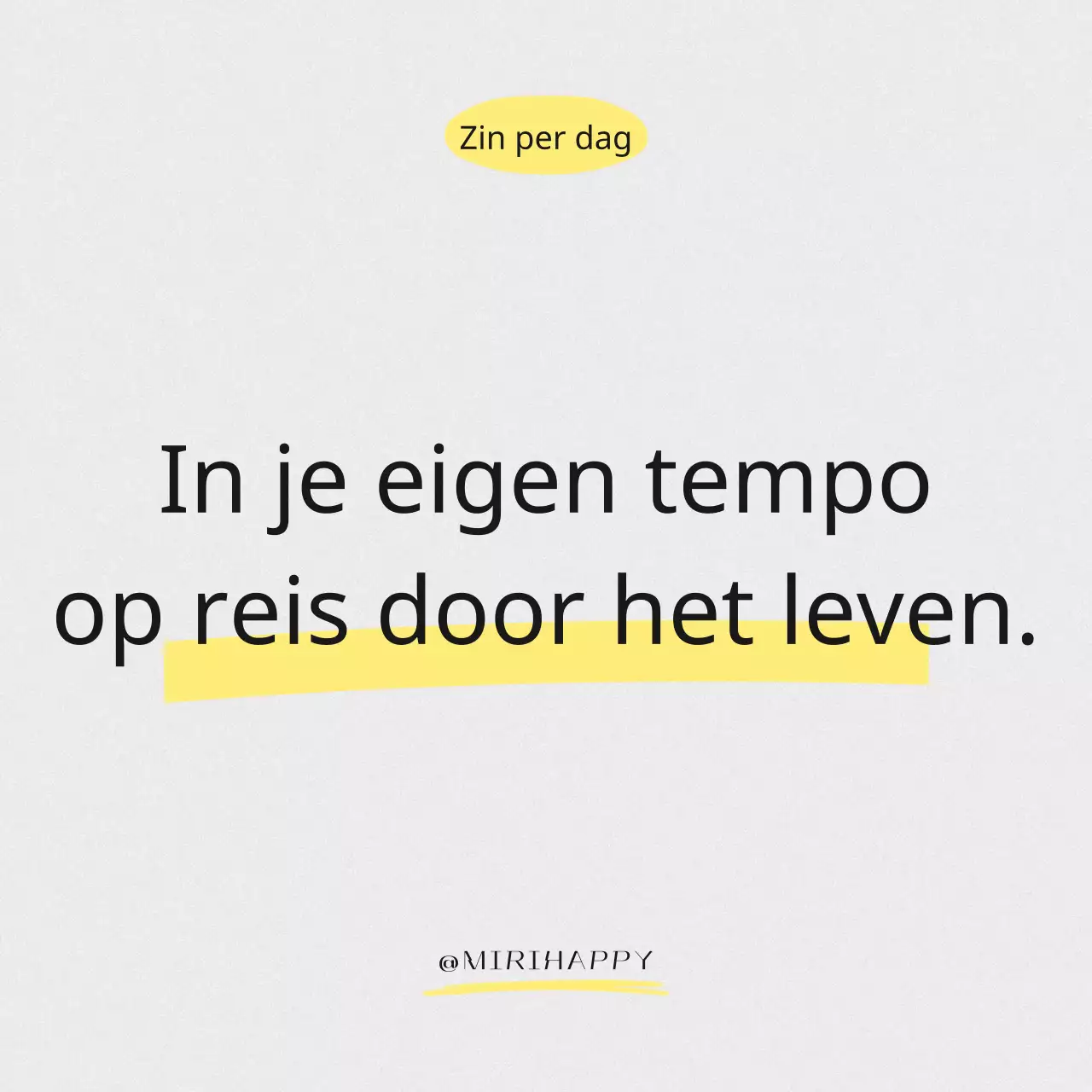 Geel en grijs minimalistische citaten sentimentele zinnen post