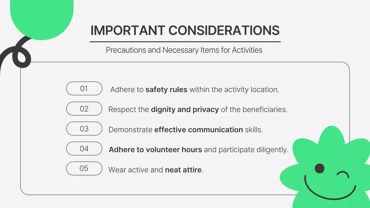 Green Simple Volunteering Announcement Presentation