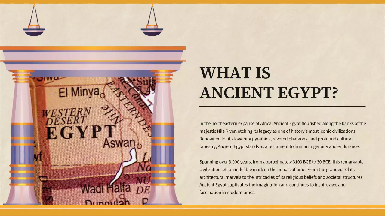 Beige Traditional Egypt Course Presentation