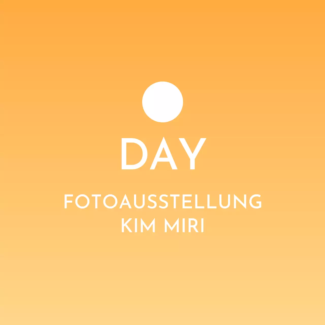 Sauberes Design mit fließenden Farbverläufen von Sonne und Mond