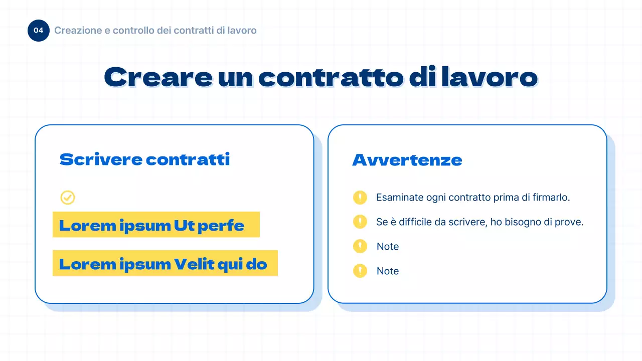 Informazioni sul diritto del lavoro giovanile in stile blu e semplice