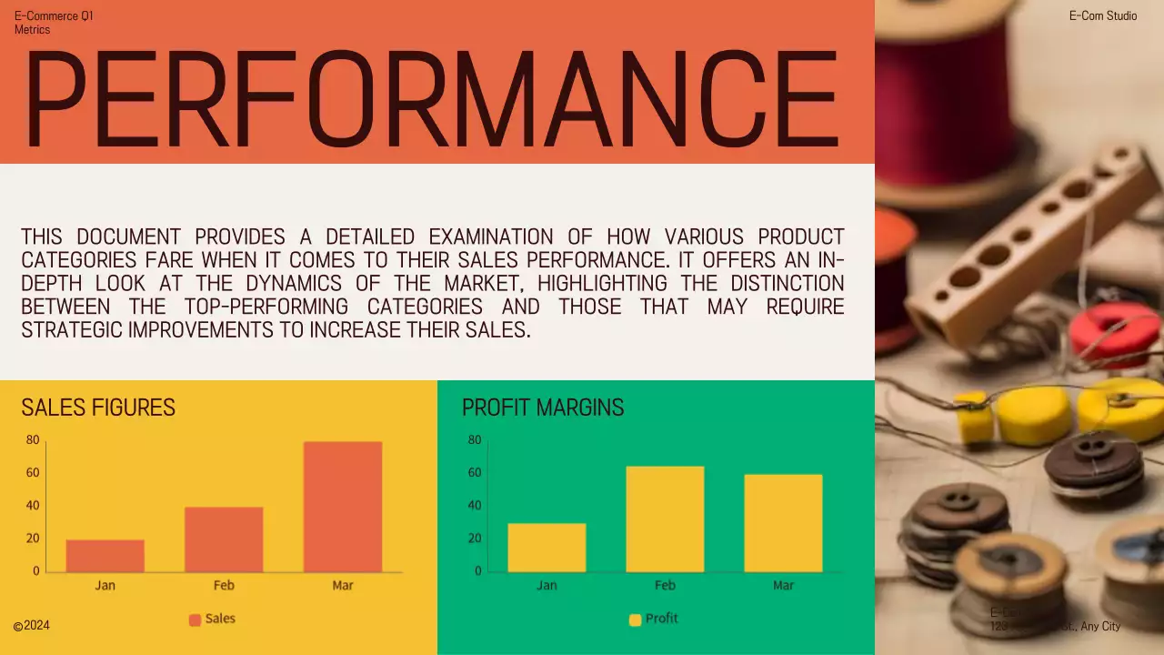 Orange Modern E-Commerce Plan Presentation