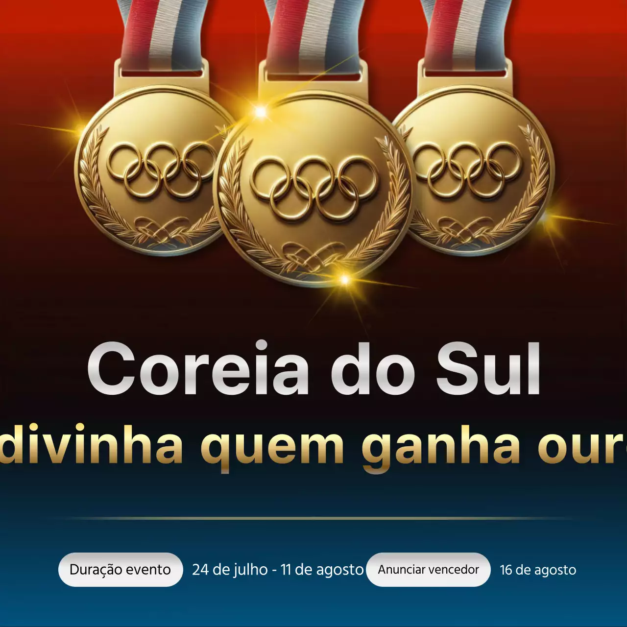 Acentos de prata e ouro Anúncios de eventos de quiz com medalha de ouro