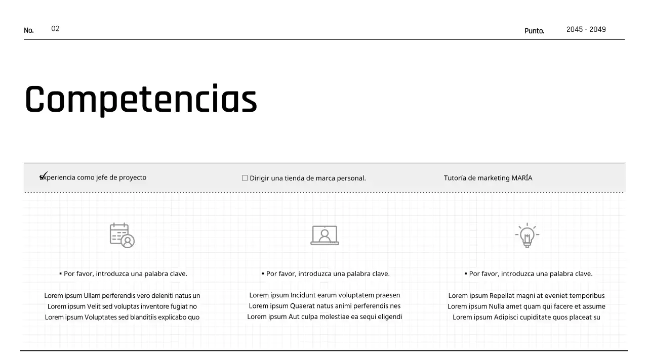 Carpeta imprimible de estilo diario sencillo en blanco y negro