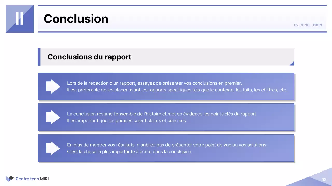 Rapport imprimable simple sur le secteur public en mauve et blanc