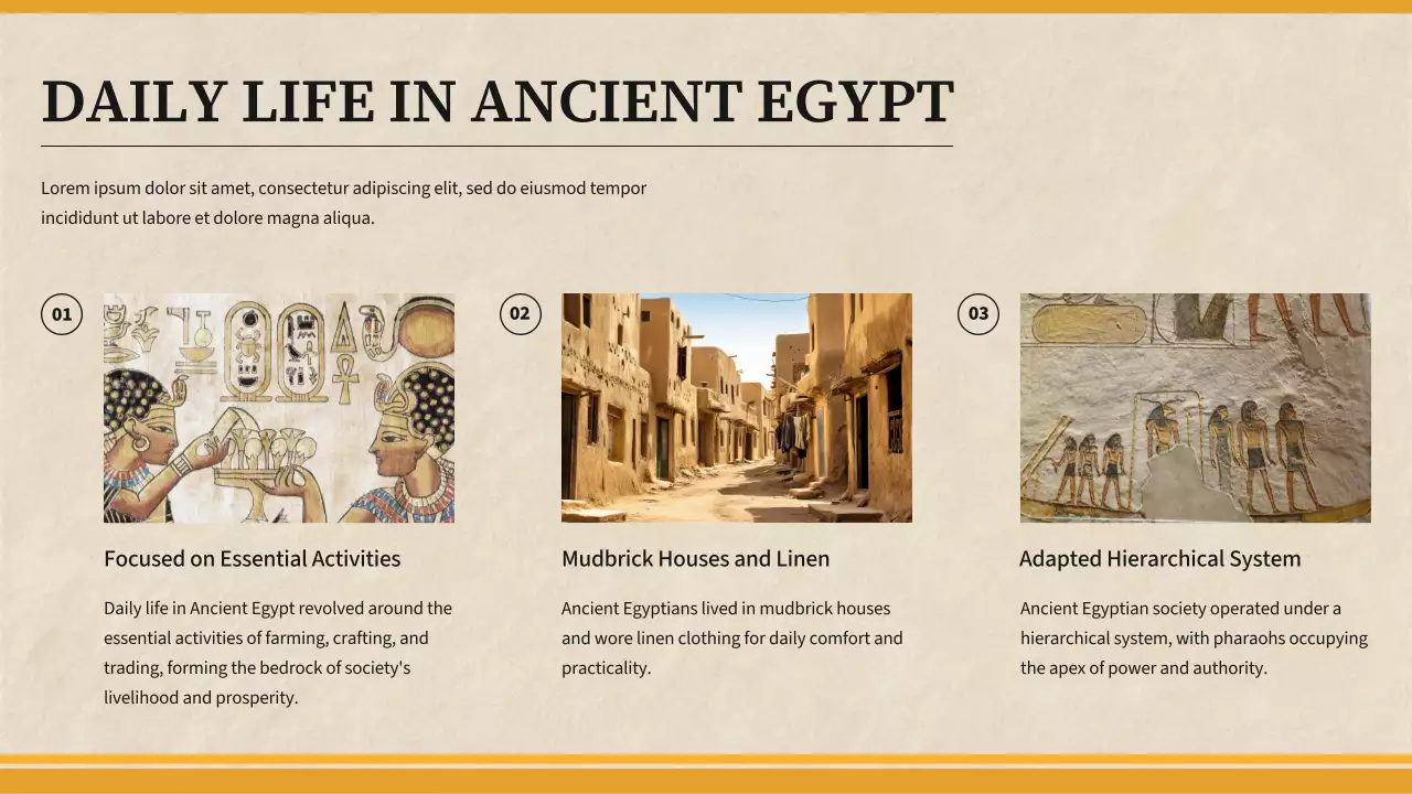 Beige Traditional Egypt Course Presentation