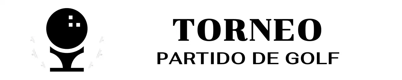 Marca de palo con ilustración de pelota de golf para fines promocionales