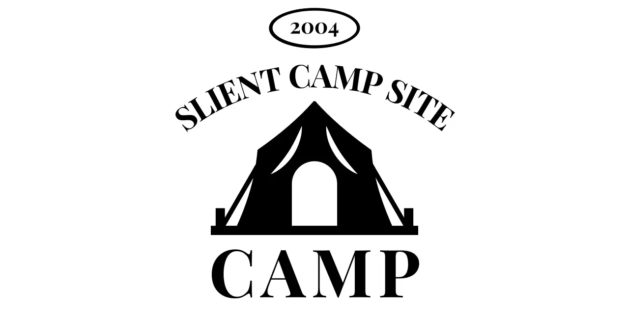 Clean design with camp illustrations