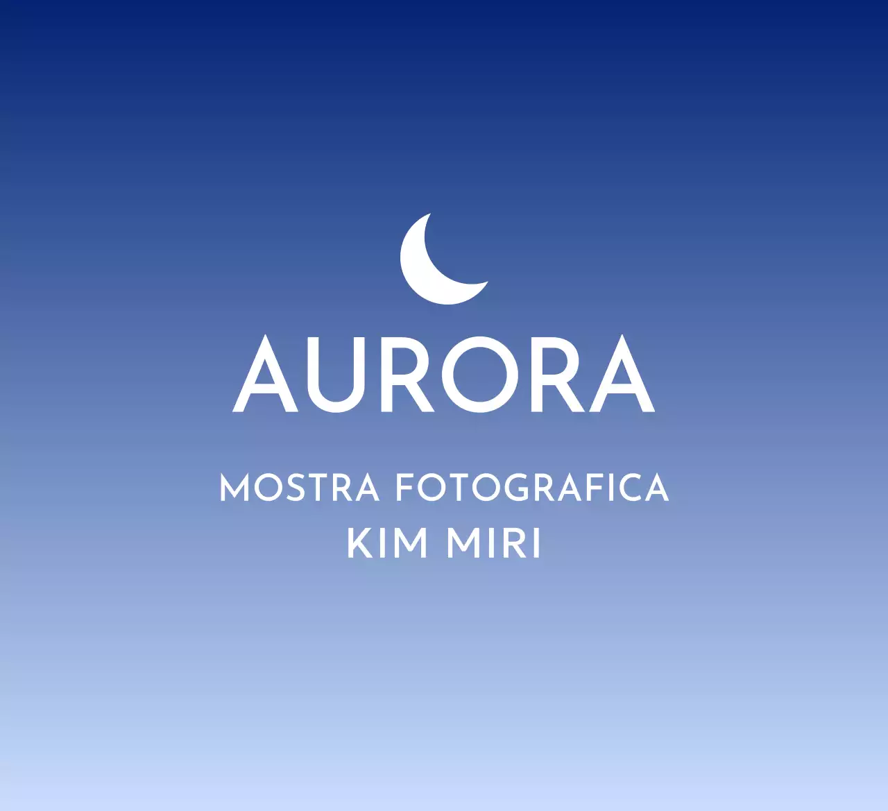 Design pulito con gradienti fluttuanti di sole e luna