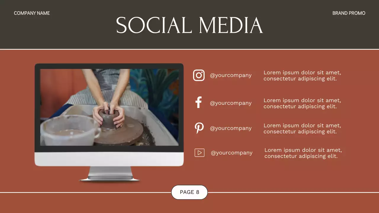 Brown Traditional Pottery Promotion Presentation