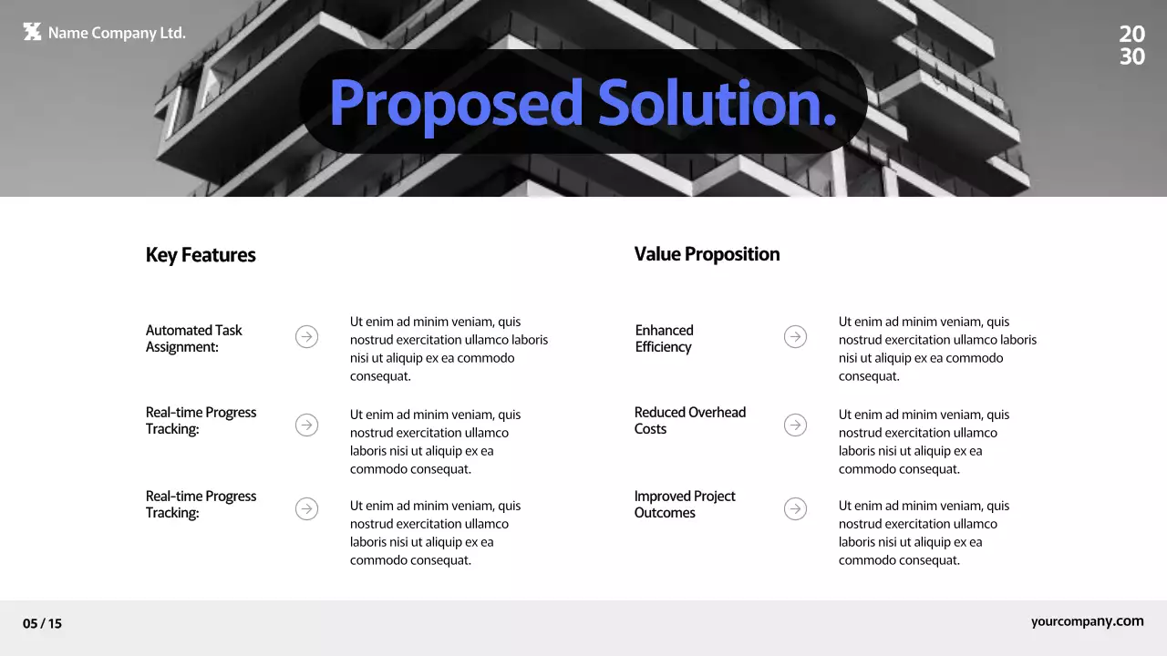 Black Modern Business Proposal Pitch Presentation