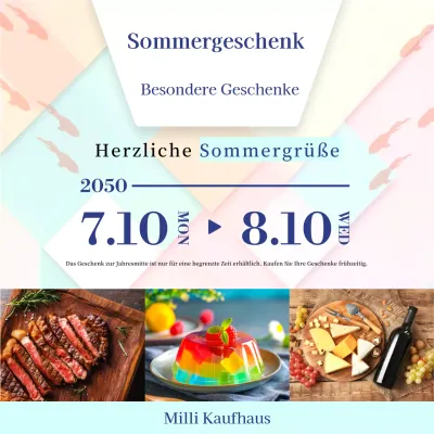 Hübsches pastellfarbenes Werbegeschenk für Geschenke zur Jahresmitte.