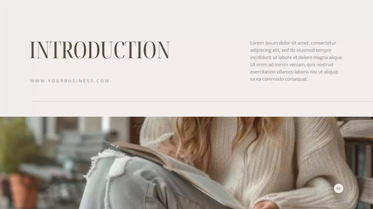 Beige Elegant Fashion Promotion Presentation