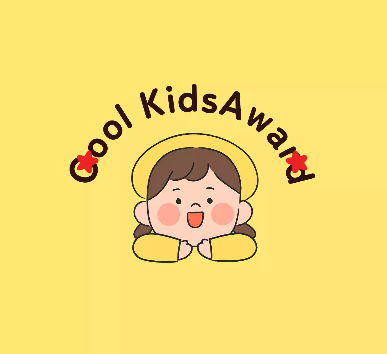 Niedliche Komplimentpreise mit Kinderillustrationen