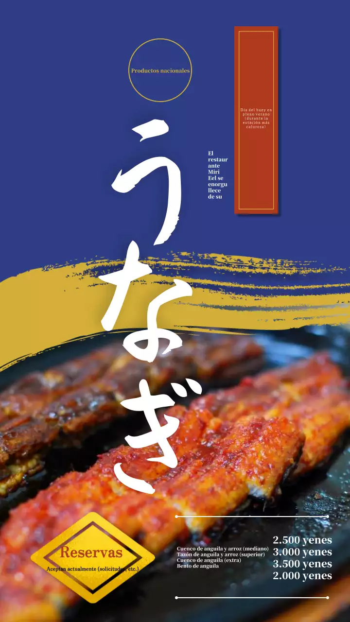 La Marina y los restaurantes de anguilas doradas de alta gama nacional promocionan el Día del Buey