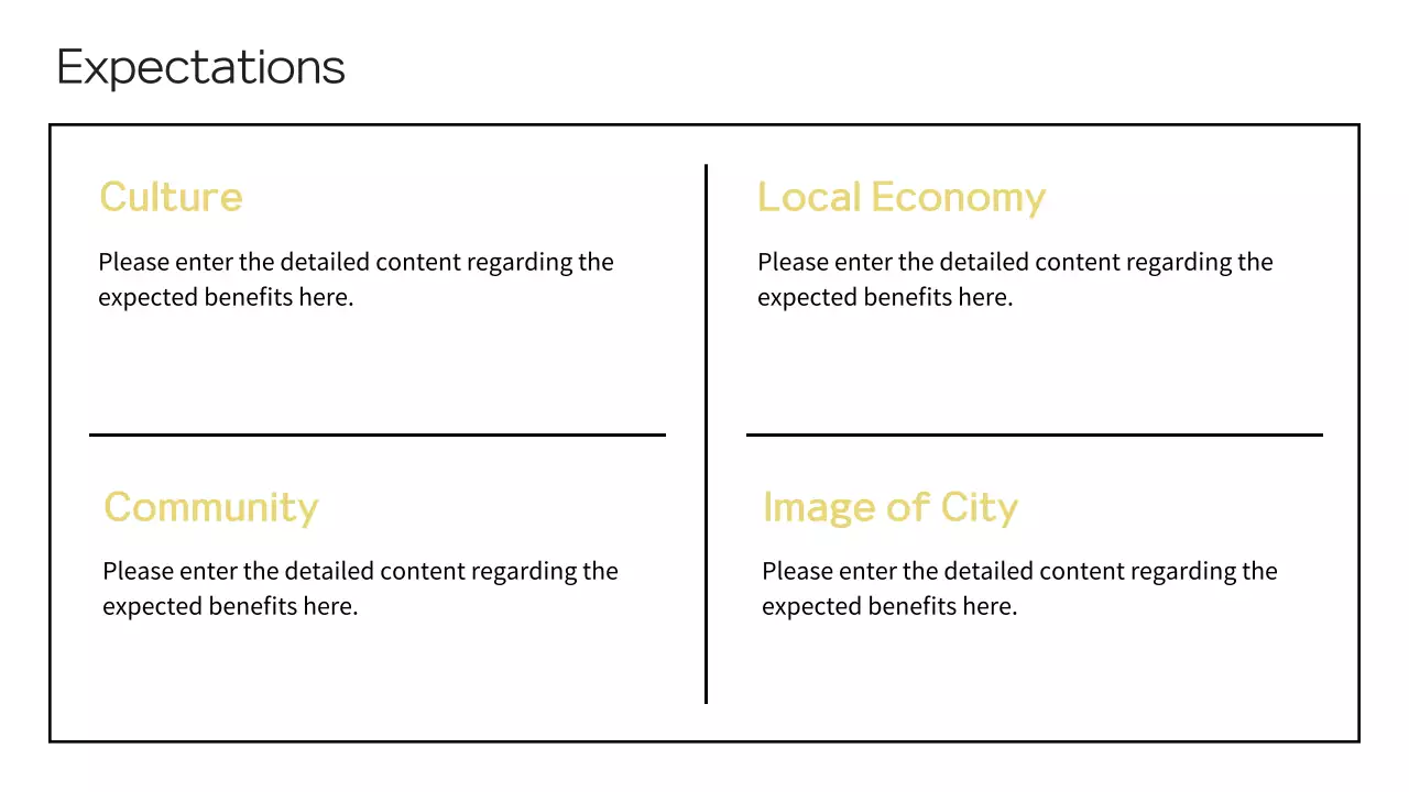 Proposal to sponsor a local festival in yellow