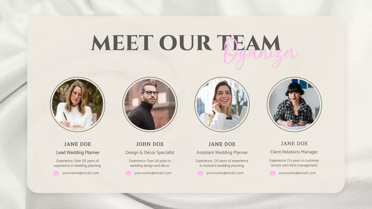 Pink Elegant Wedding Presentation