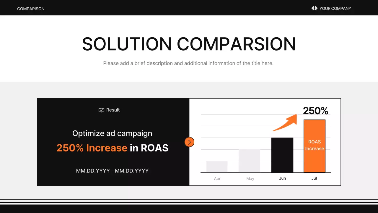오렌지 모던 브랜드 마케팅 프리젠테이션