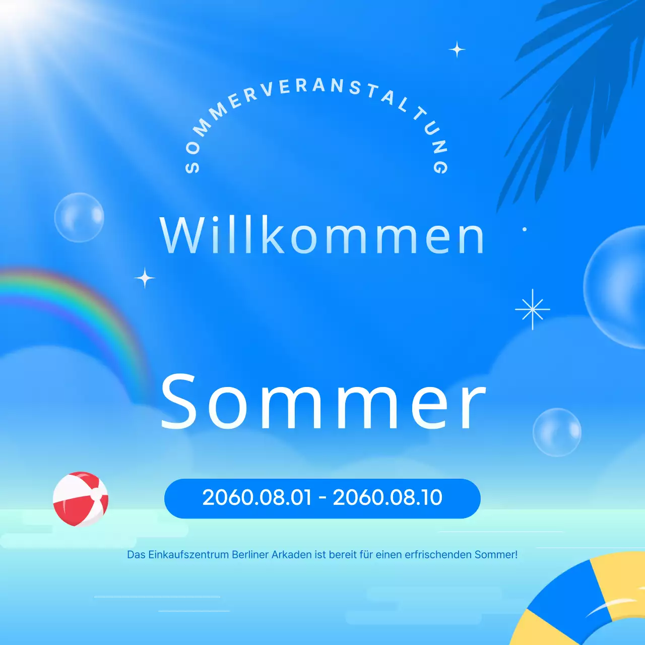 Eine Übersicht über unsere Lieblingsveranstaltungen im Sommer in Blau