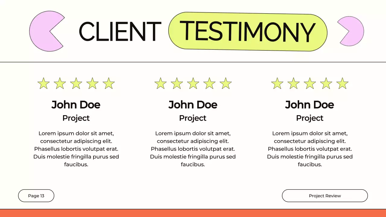 Presentasi Profil Desain Modern Berwarna-warni