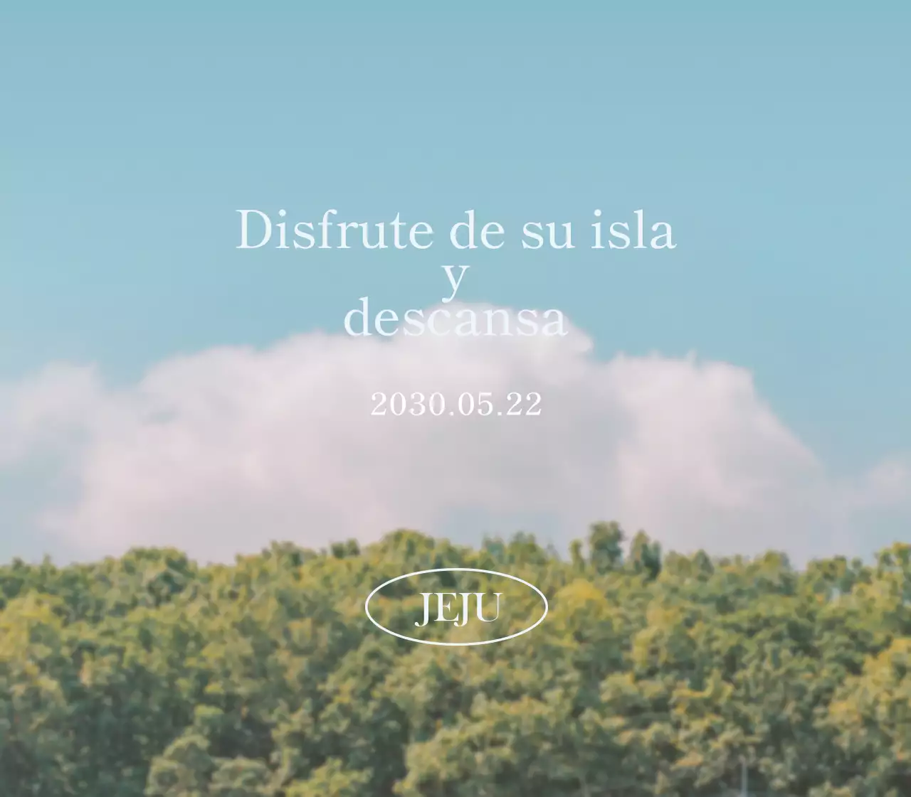 Un fondo de paisaje cálido y acogedor con una cita sentimental en una bonita fuente.