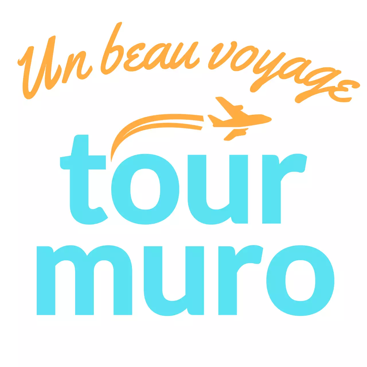 Pour les logos d'agences de voyage avec cursive et silhouettes d'avion