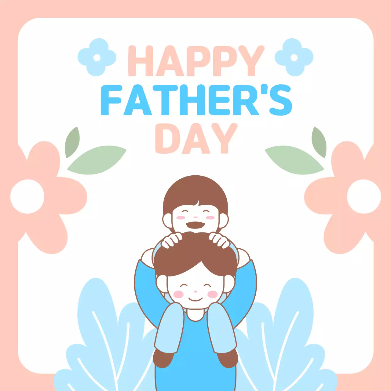 어버이날 귀여운 템플릿 디자인