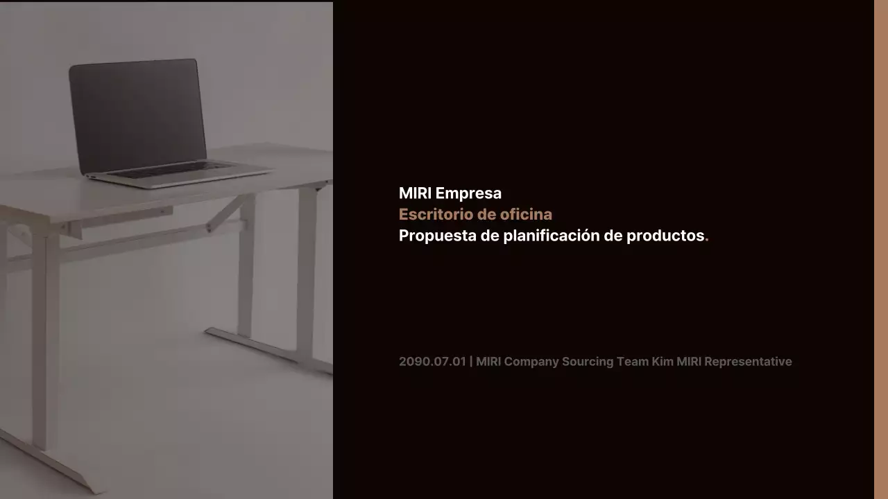 Sencilla propuesta de merchandising en marrón y beige