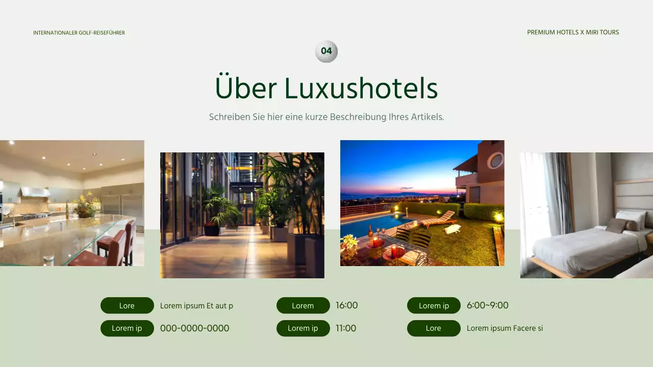 Ein einfacher Leitfaden für grünen und gelben Golfurlaub