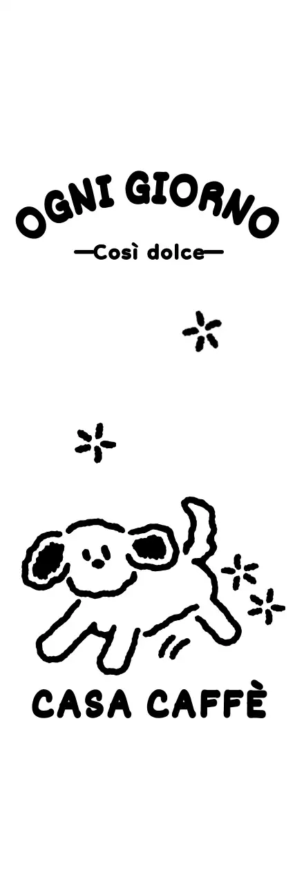 Logo del ghiaccio con illustrazione di un simpatico cucciolo