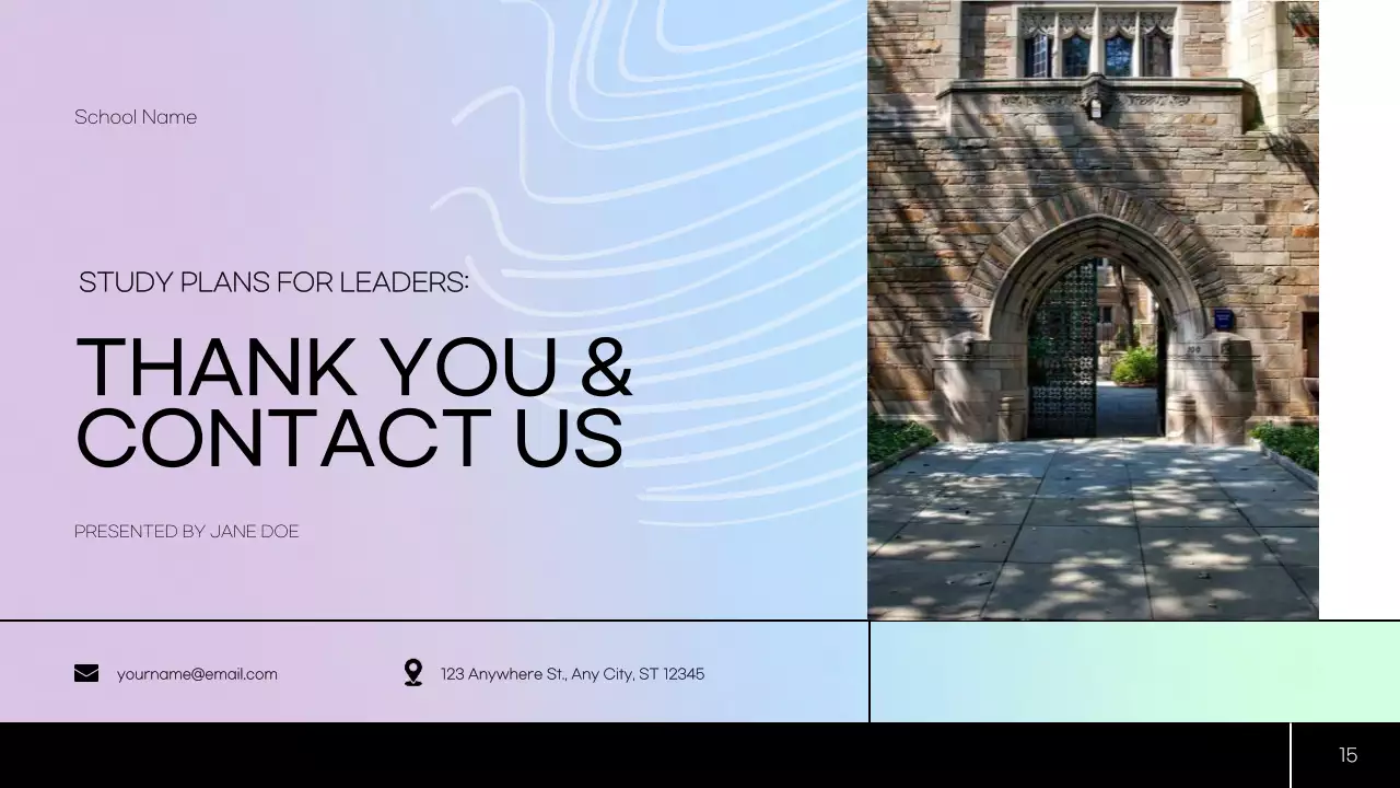 Blue Modern Leadership Guide Presentation