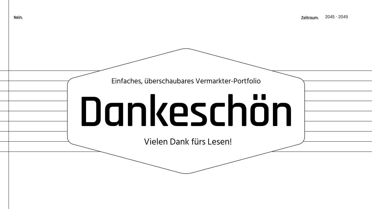 Einfache, bedruckbare Mappe im Tagebuchstil in Schwarz und Weiß