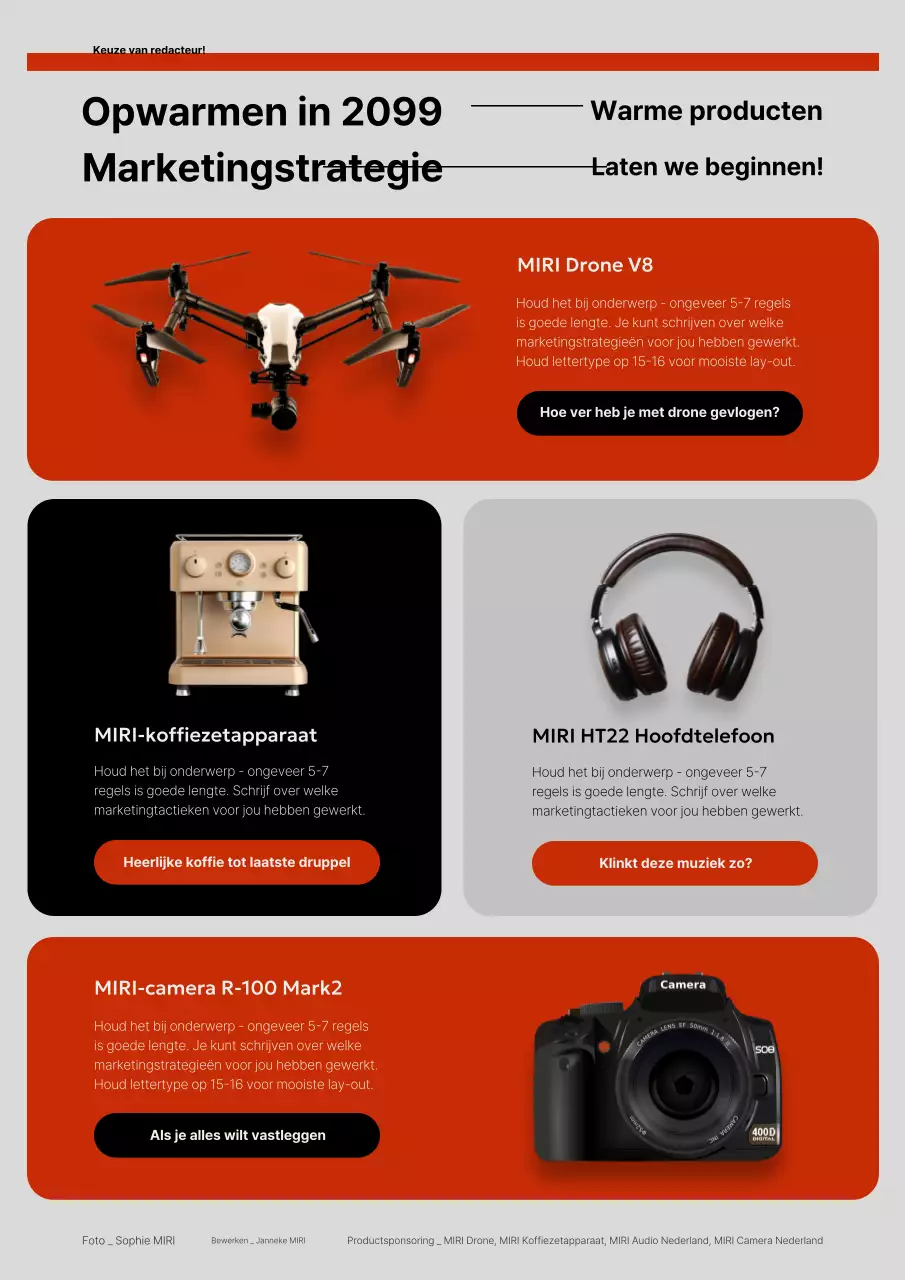 Moderne rode en grijze marketingstrategieën in een notendop