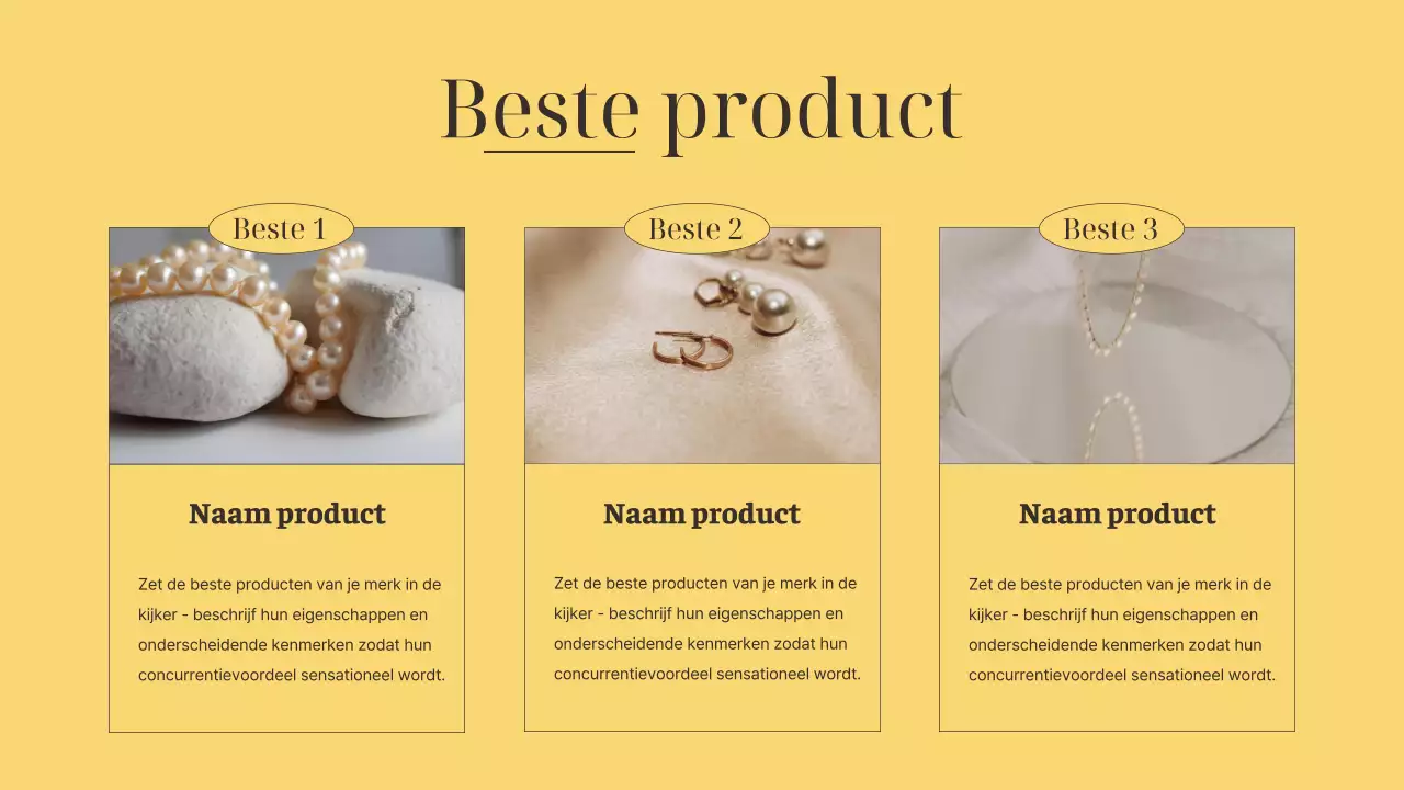 Een luxueus kleinzakelijk merk in geel en bruin