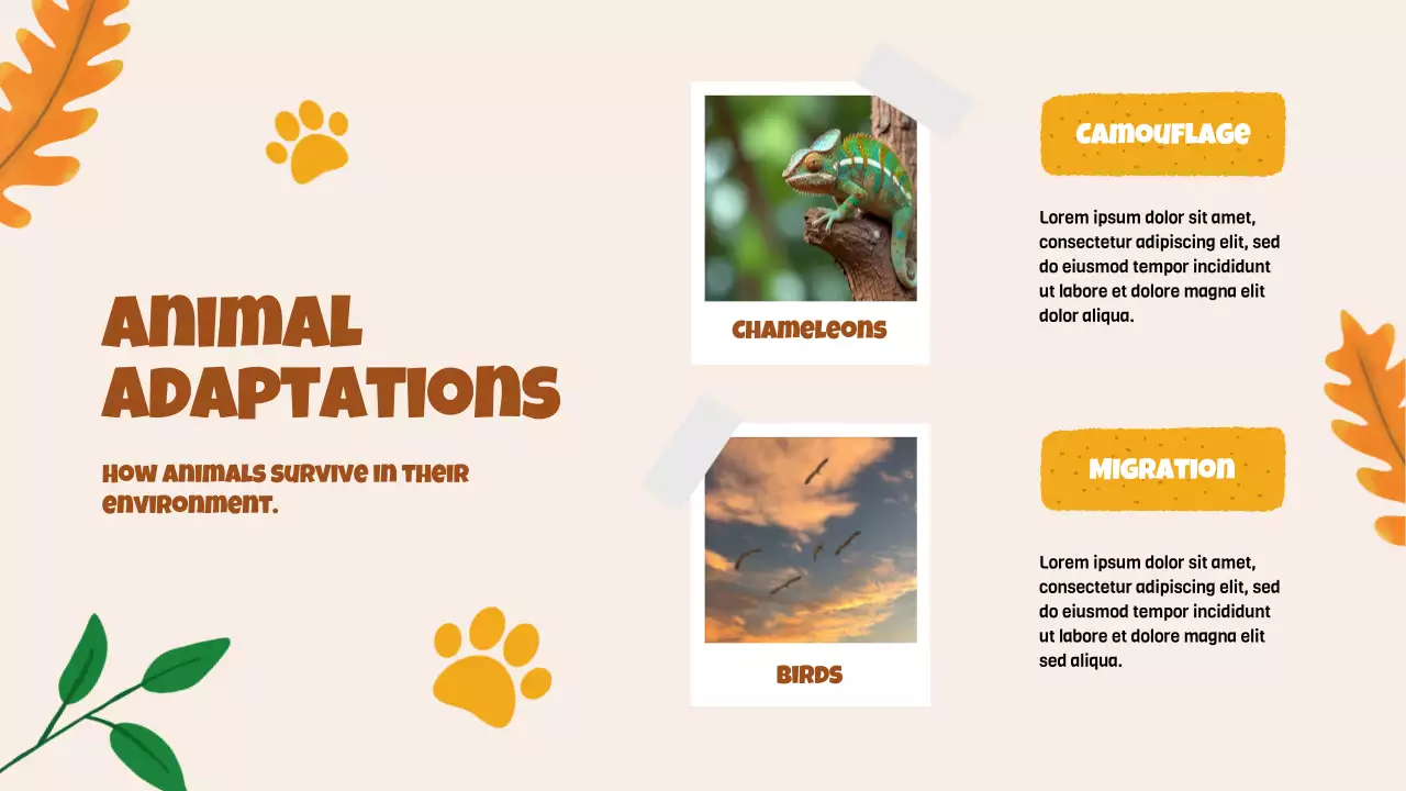 Brown Playful Animals Guide Presentation