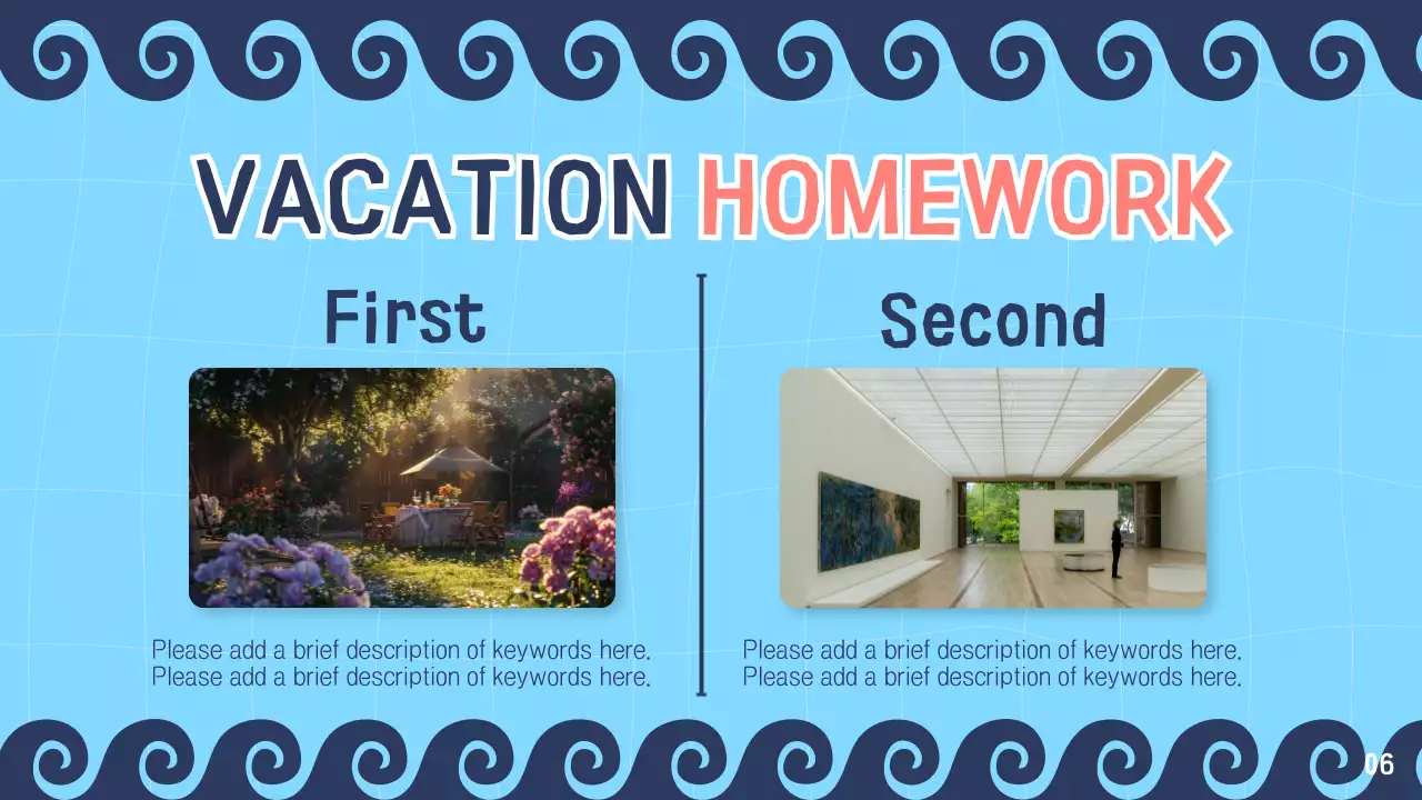 Blue Simple Summer Guide Presentation