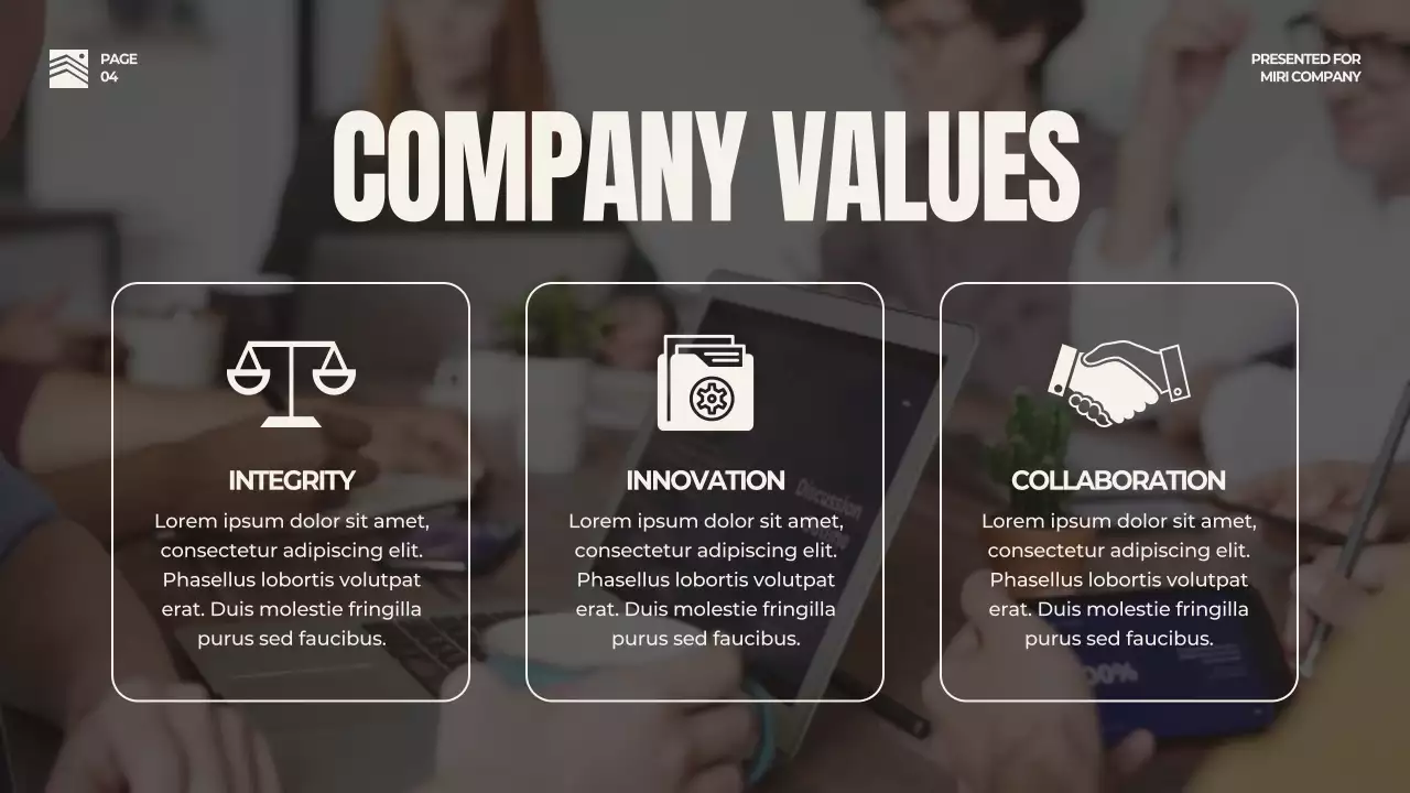 Beige Professional Business Presentation