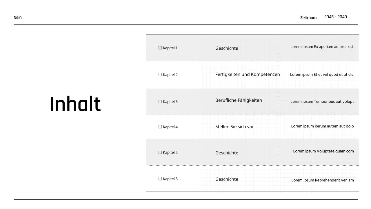 Einfache, bedruckbare Mappe im Tagebuchstil in Schwarz und Weiß