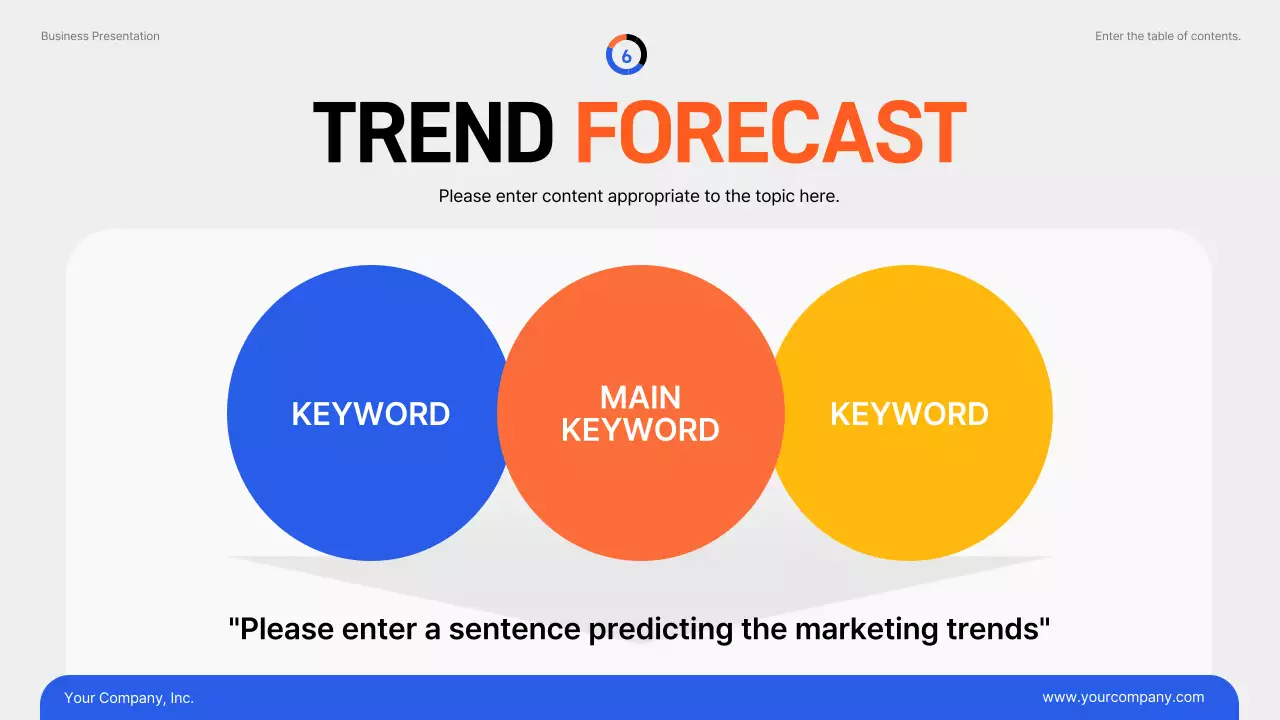 Blue Modern Marketing Report Presentation