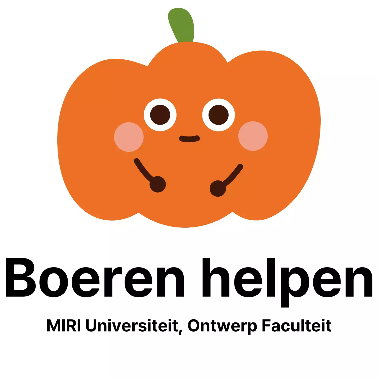 Vrijwilligerswerk op een schattige manier met illustraties van pompoenfiguren