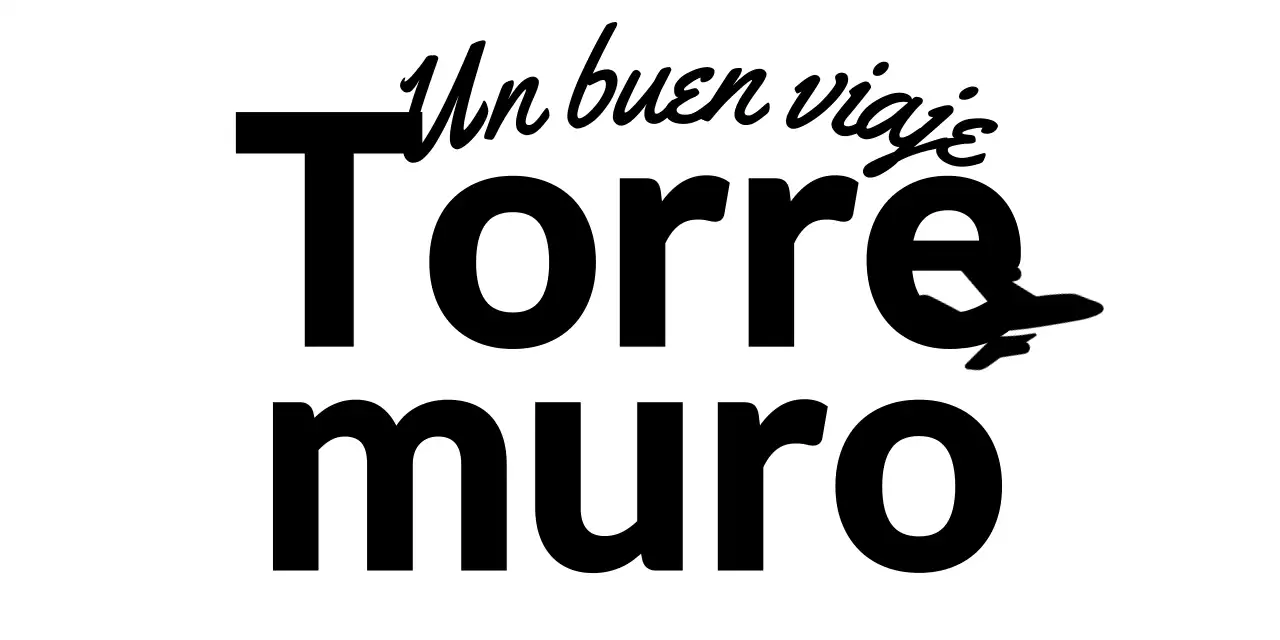 Para logotipos de agencias de viajes con cursiva y siluetas de aviones