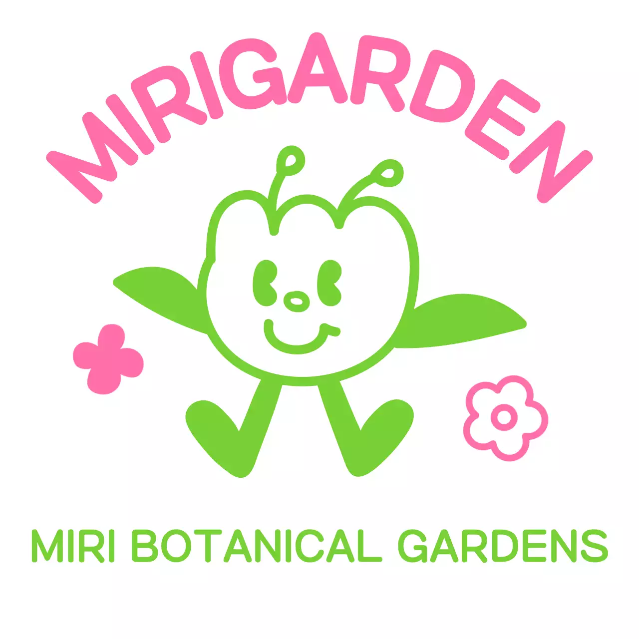 Promote your botanical garden with cute drawing plant illustrations