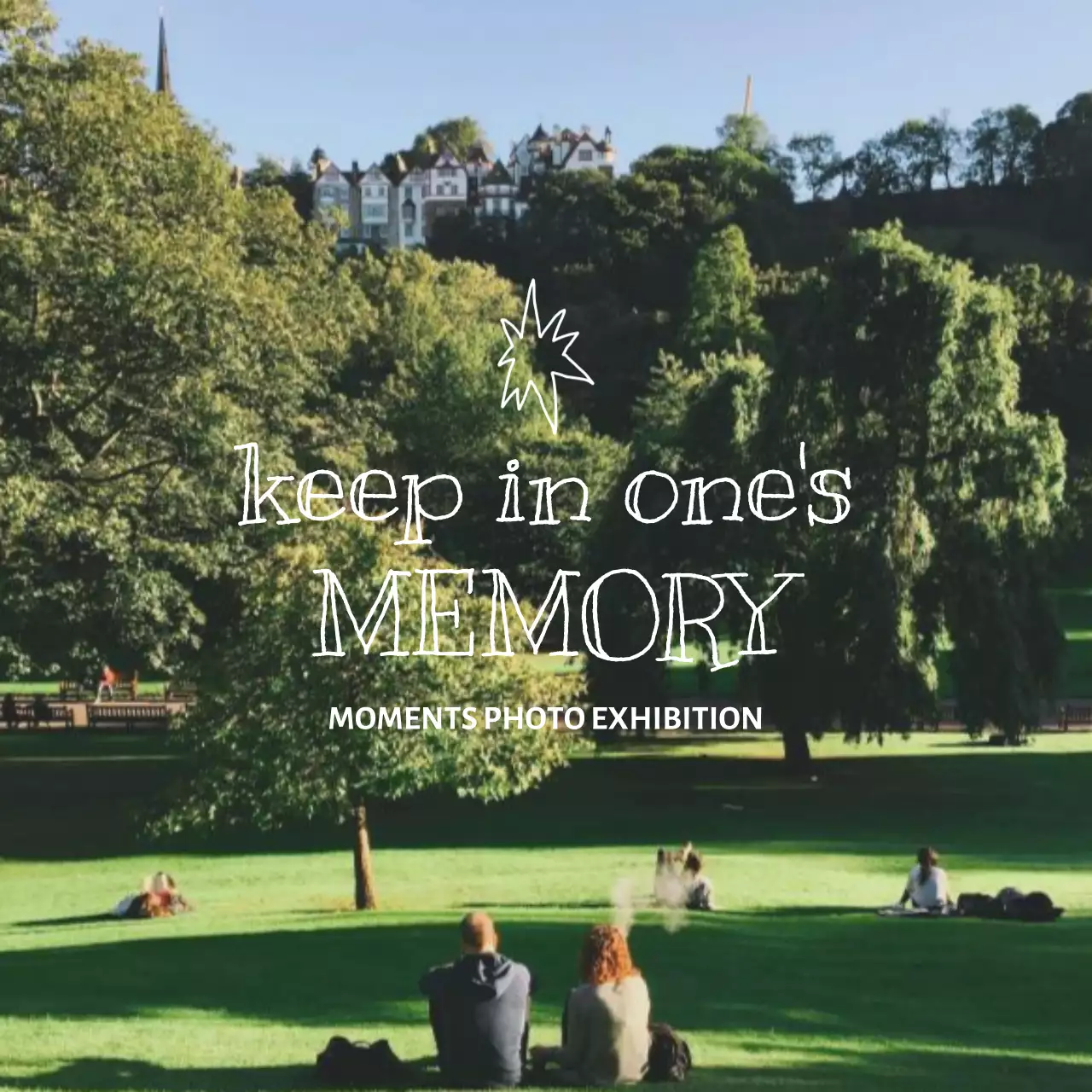 감성적인 사진과 레터링 문구 컨셉의 사진전 전시회 굿즈