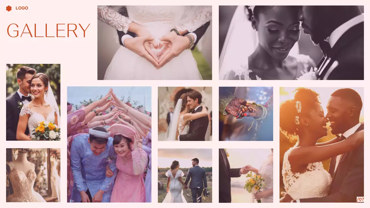 Pink Elegant Wedding Guide Presentation