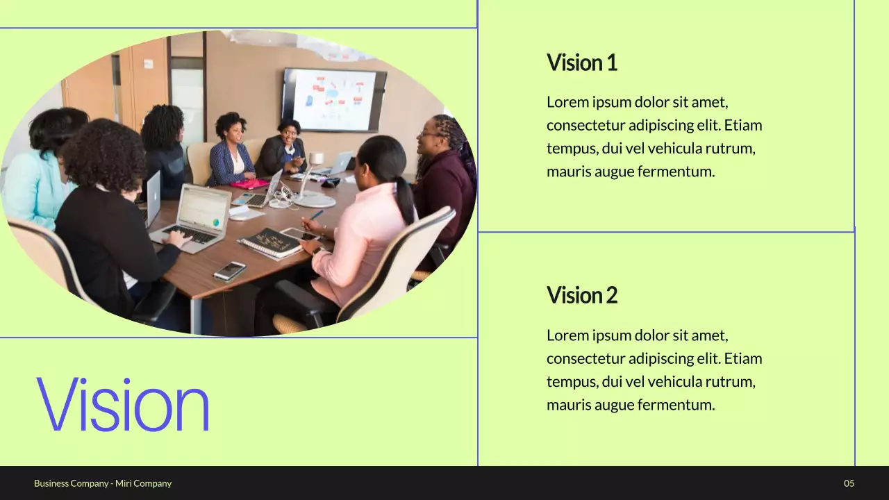 Blue Modern Business Profile Presentation