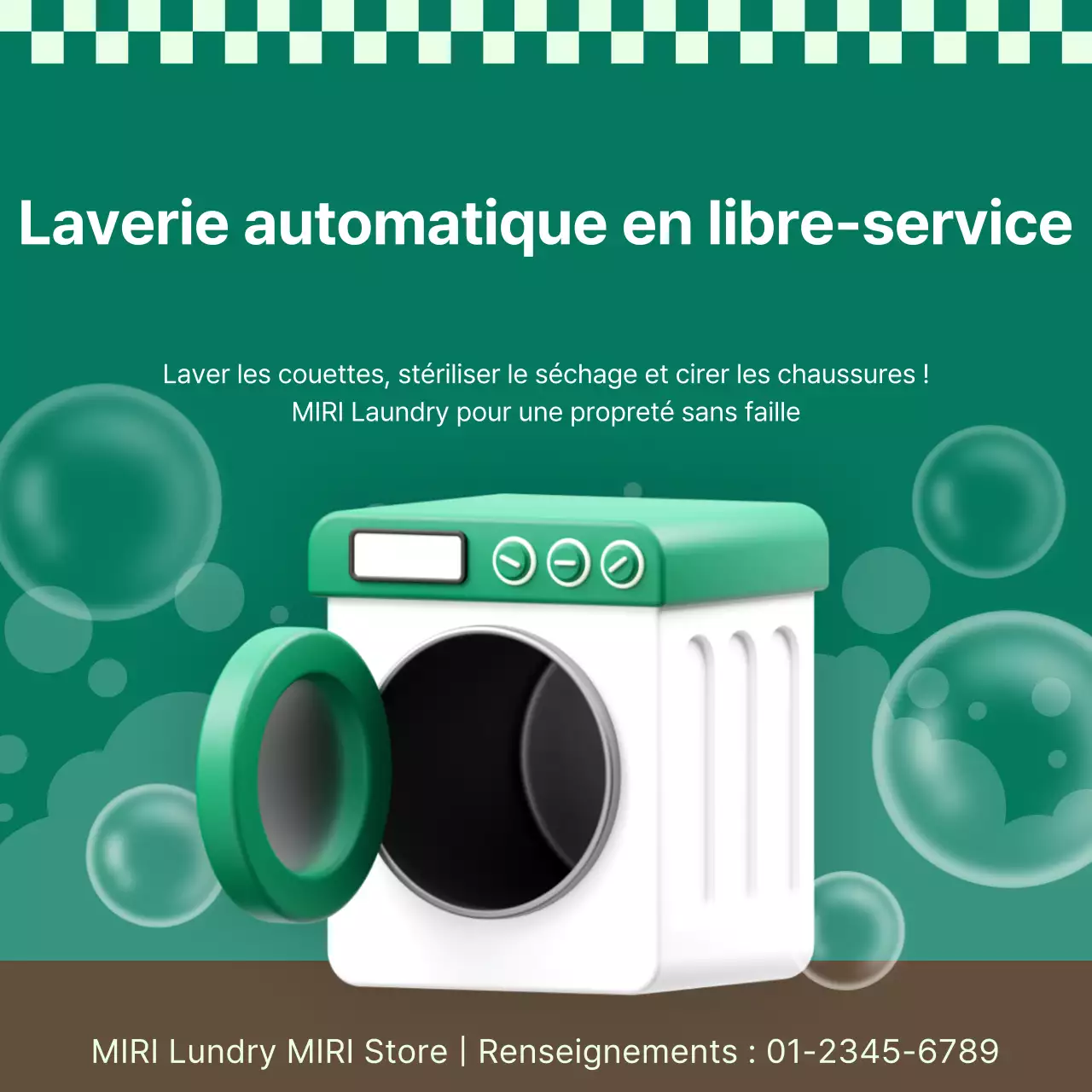 Promouvoir le blanchiment de pièces de monnaie kitsch en vert et en marron