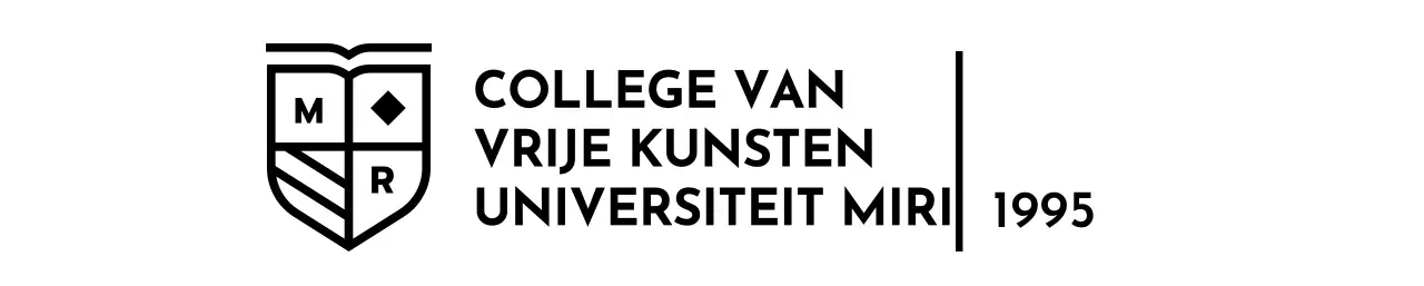 Ontwerp met schoolembleem in de vorm van een vlag