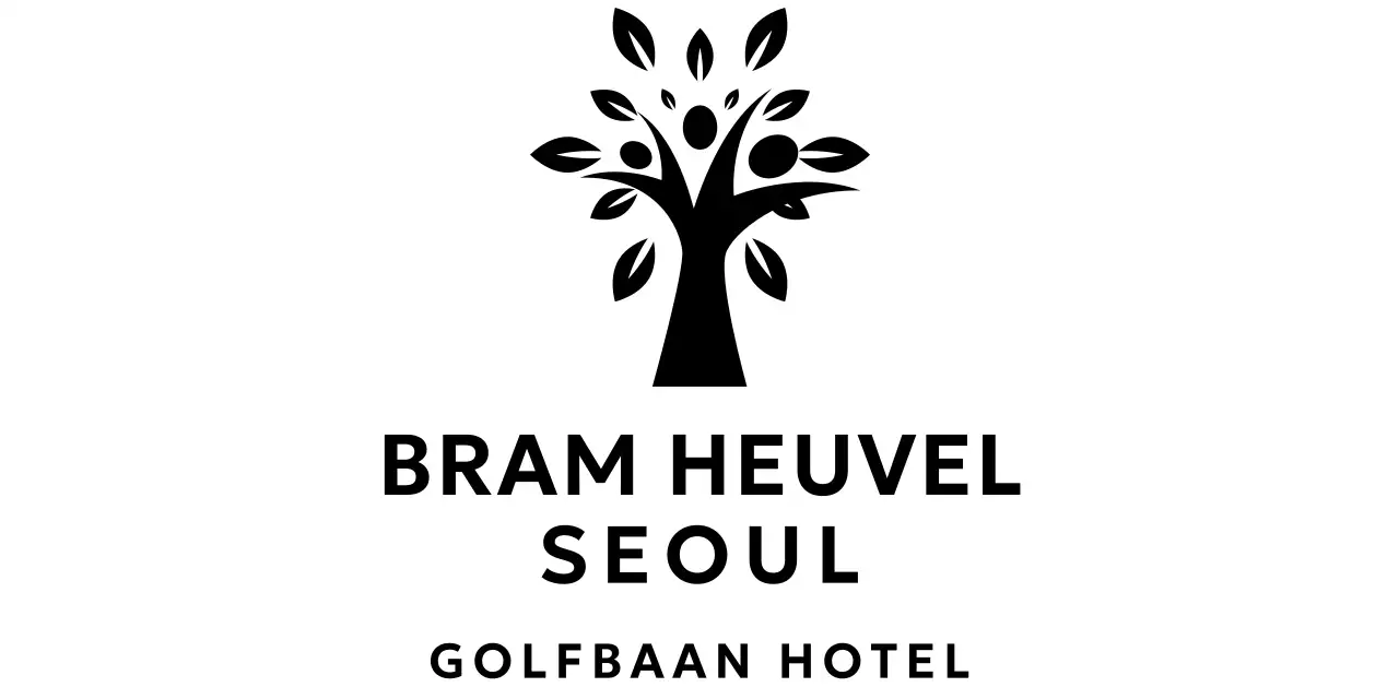 Hotelontwerp met illustratie van een boom met bessen