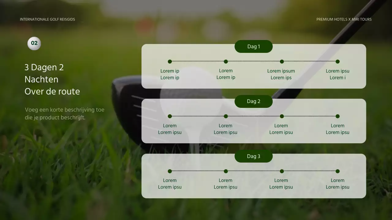 Een eenvoudige gids voor groene en gele golfvakanties